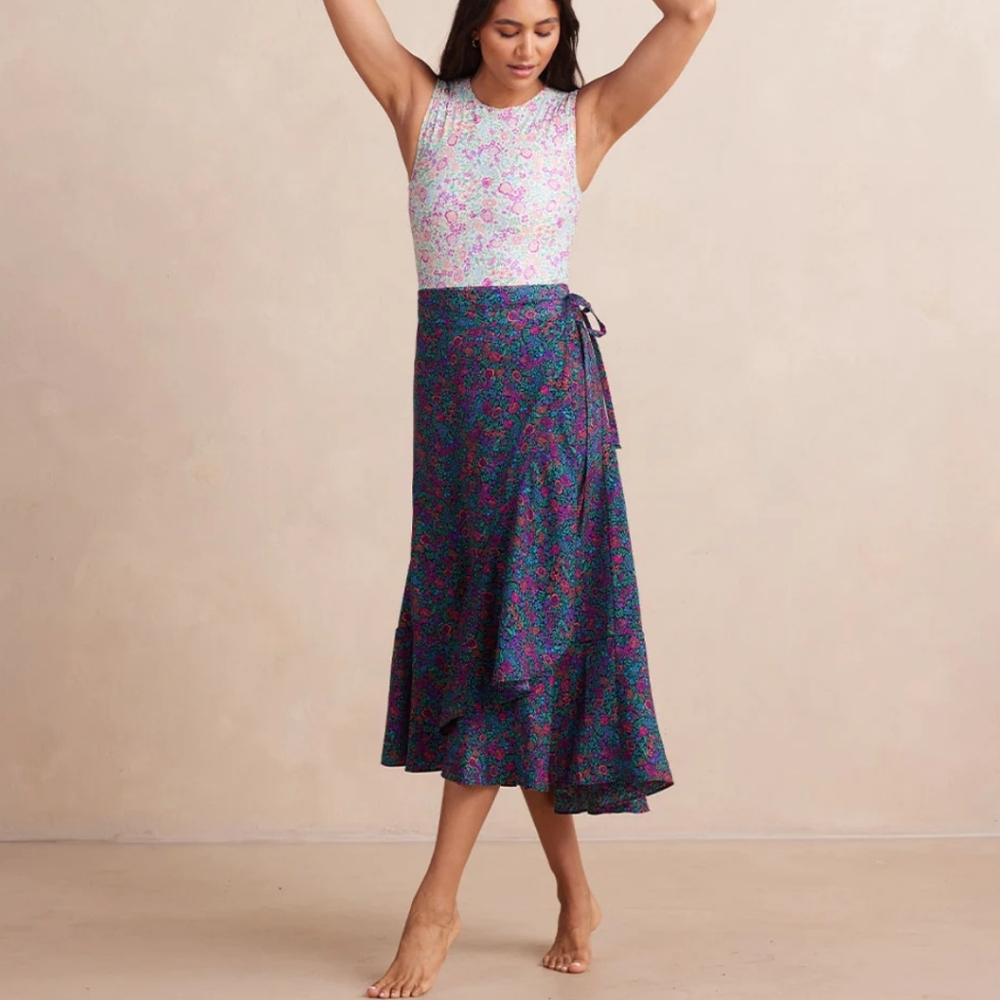 The silky luxe beach to brunch skirt - 18
